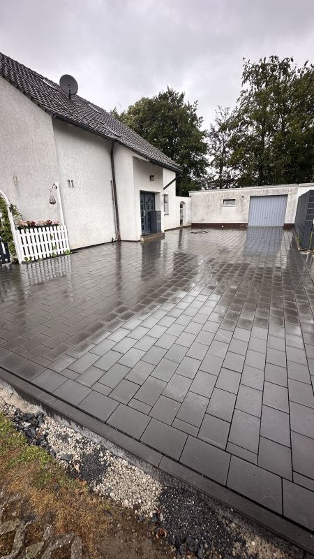 Nachher: Neubau einer Einfahrt in Unna