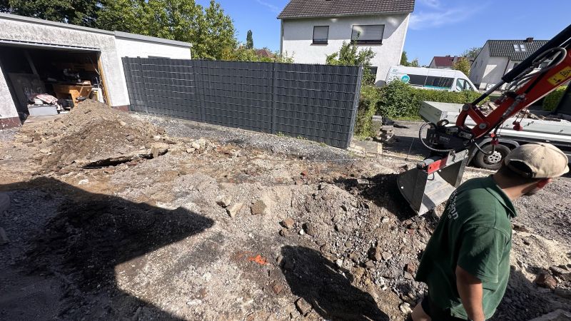 Neubau einer Einfahrt in Unna